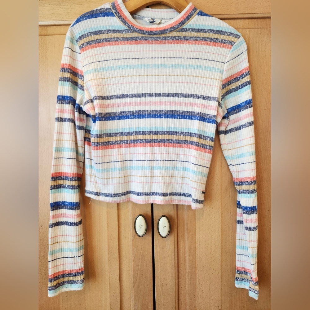 Roxy Smooth Move Mock Neck Crop Sweater